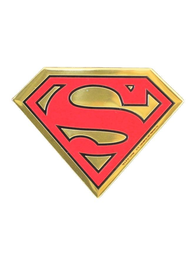 C&D Visionary Superman Logo Metal Emblem Sticker S-DC-0036-M - Image 1