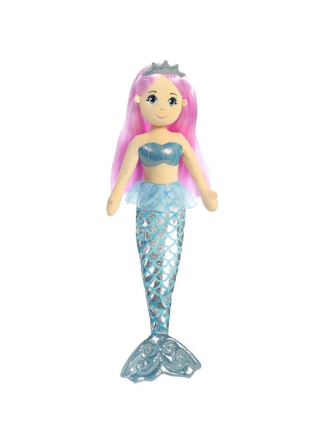 Aurora World Inc. Stuffed World Sea Sparkles Crystal Mermaid Plush Toy 33085 18inch - Image 1