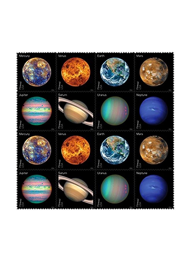 يو اس بي اس مجموعة ملصقات أور بلانيت على شكل كواكب من 16 قطعة