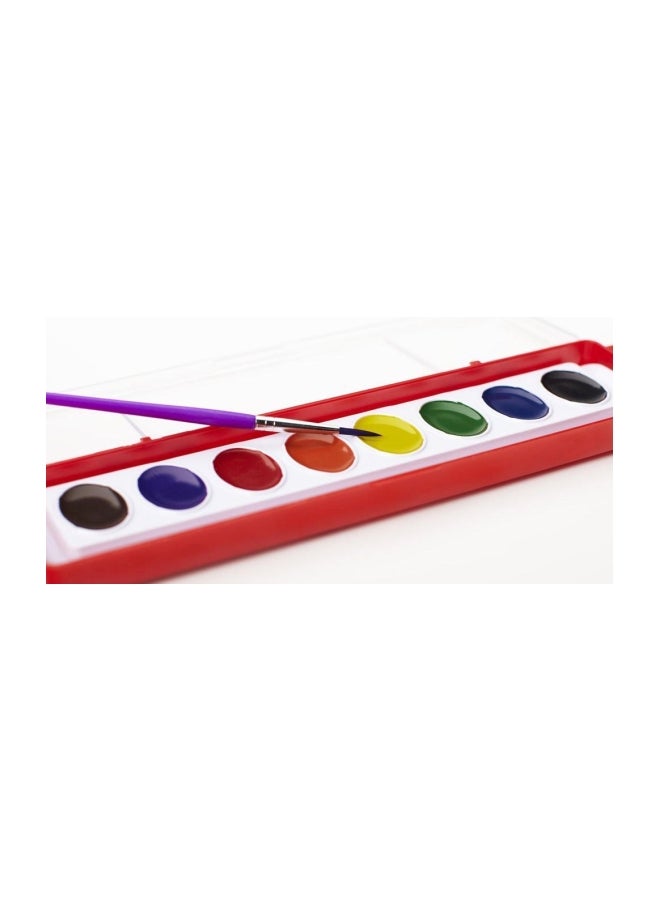 Rose Art 8-Color Washable Watercolors With Brush Set DFB80 - Image 2