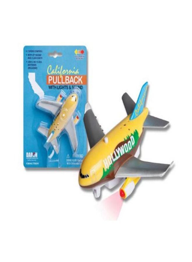 دارون طائرة كاليفورنيا تعمل بالسحب للخلف مزودة بإضاءة وصوت طراز TT60202 - Image 2