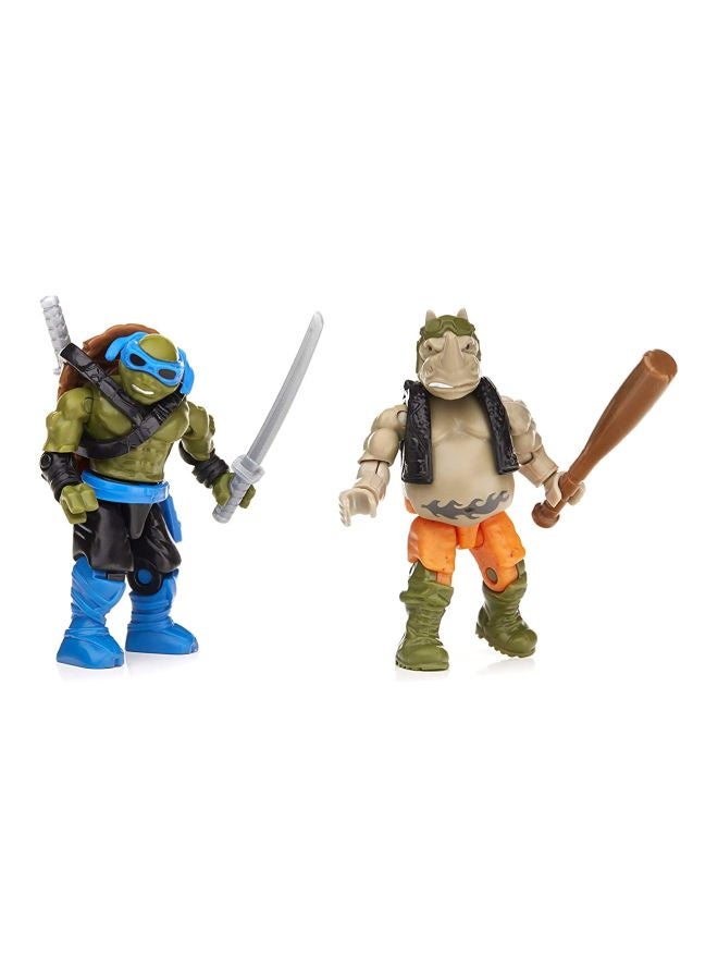 Mega Bloks DPF79 86-Piece Mutant Ninja Turtles Rocksteady Moto Attack Building Set DPF79 8+ Years - Image 3