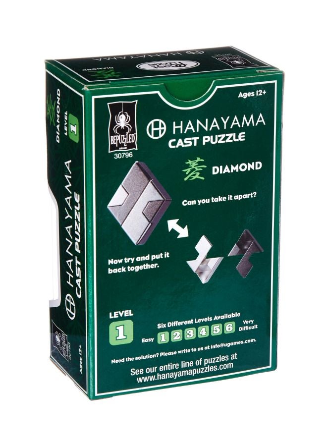 Bepuzzled Diamond Metal-Cast Brain Teaser 30796 - Image 3