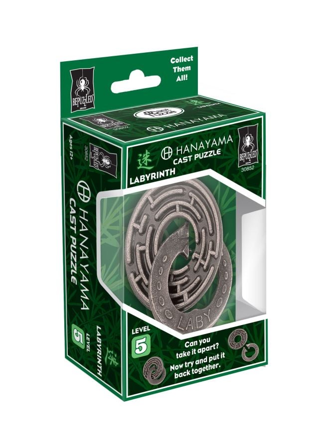 Bepuzzled Labyrinth Hanayama Cast Metal Brain Teaser 30852 - Image 2
