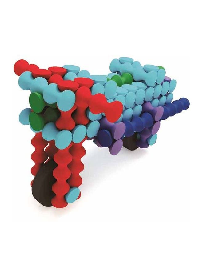 Popular Playthings 130-Piece Playstix Vehicles Set 90010 - Image 2