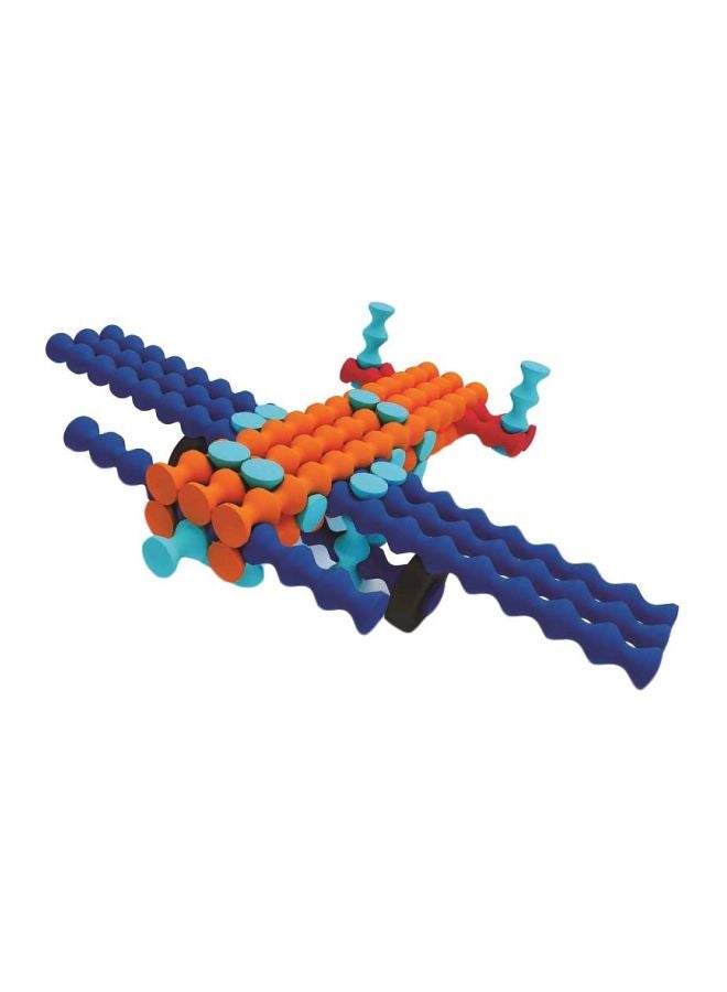 Popular Playthings 130-Piece Playstix Vehicles Set 90010 - Image 1