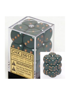 Chessex 12-Piece Opaque Six Sided D6 Dice Set  - Image 2