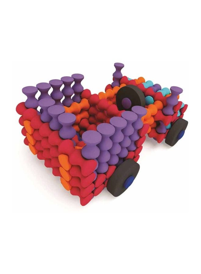 Popular Playthings 130-Piece Playstix Vehicles Set 90010 - Image 3