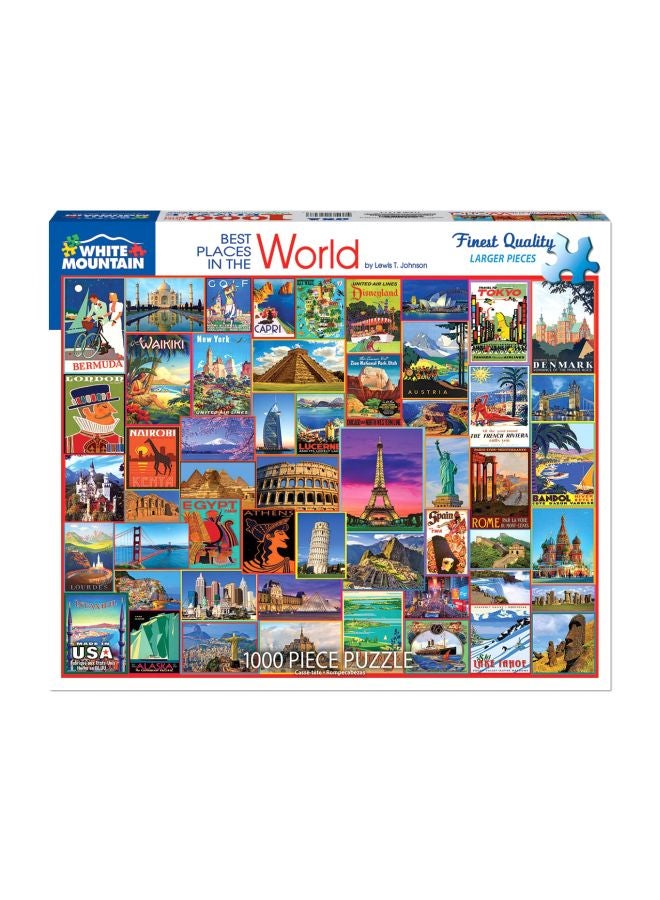 وايت ماونتن أحجية تركيب صور بتصميم أفضل الأماكن في العالم مكونة من 1000 قطعة طراز 1119 - Image 1