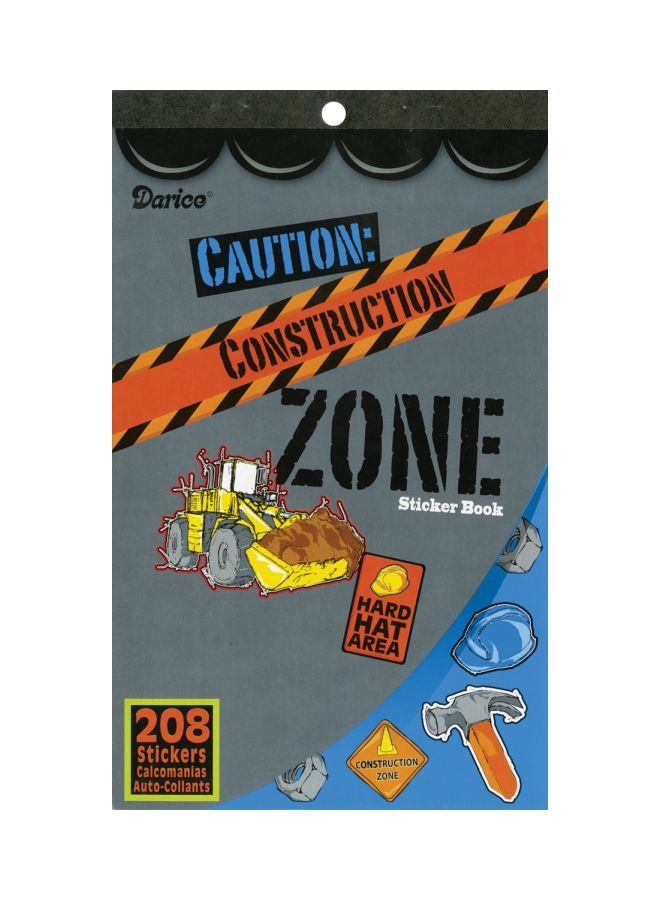 داريس ملصقات لمنطقة البناء مكونة من 208 قطعة - طراز 106-2595