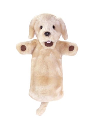 Long Sleeves Yellow Labrador Hand Puppet PC006016 15inch - v1579783311/N33537653A_1