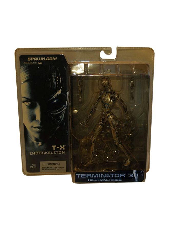 McFarlane Toys - Terminator 3 T-X Endoskeleton Action Figure - Image 1
