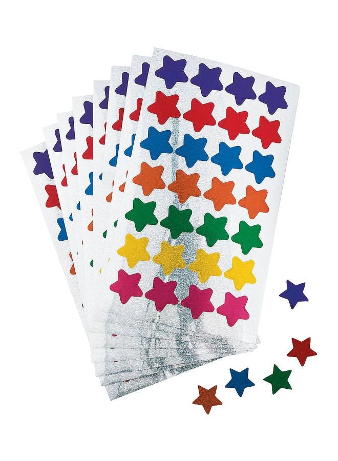 فن إكسبريس مجموعة ملصقات على شكل نجوم مكونة من 25 قطعة طراز 13654111 - Image 1