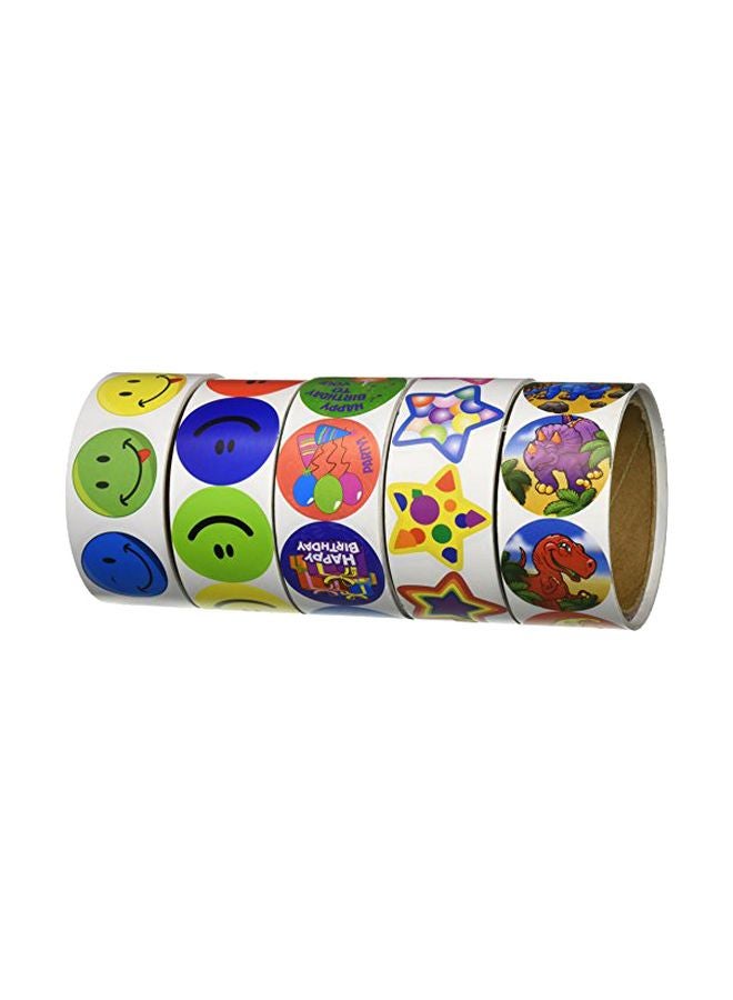 Fun Express Pack Of 10 Super Sticker Roll - Image 2