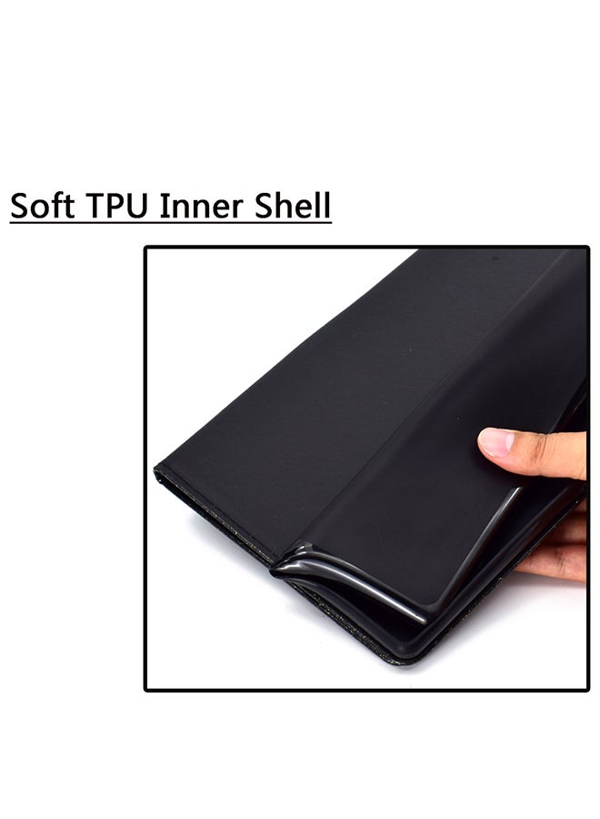 Varnish Glitter Powder Horizontal Flip Leather Case With Holder And Card Slot For Apple iPad 2/3/4 Rose Gold  - Image 4