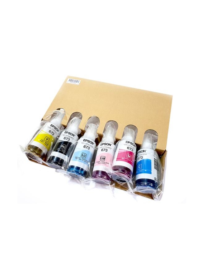 EPSON 6-Piece Cartridges Ink Toner Set Cyan/Yellow/Black - Image 1