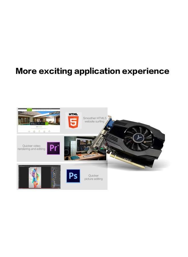 yeston Enhanced Cooling Graphic Card For PC Black/Silver  - Image 5