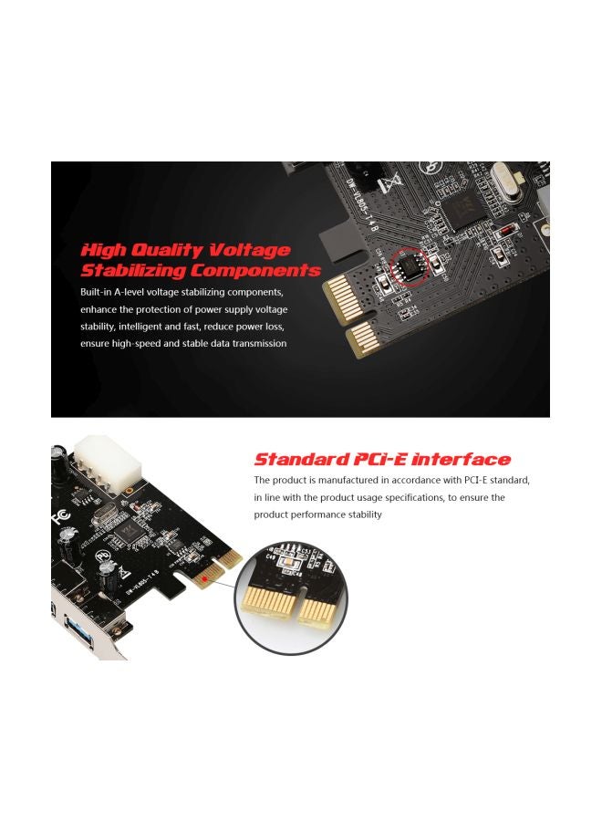 Generic 4 Ports Network Card Black/Silver  - Image 4