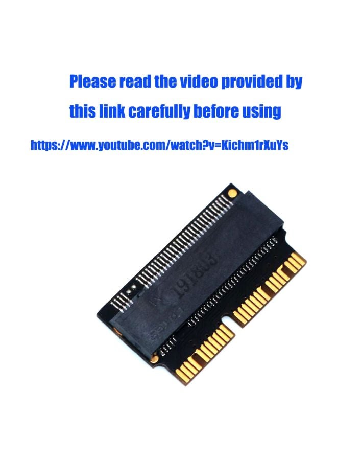 Generic SSD Convert Adapter Card For Apple MacBook Air Pro Retina Black/Gold  - Image 3