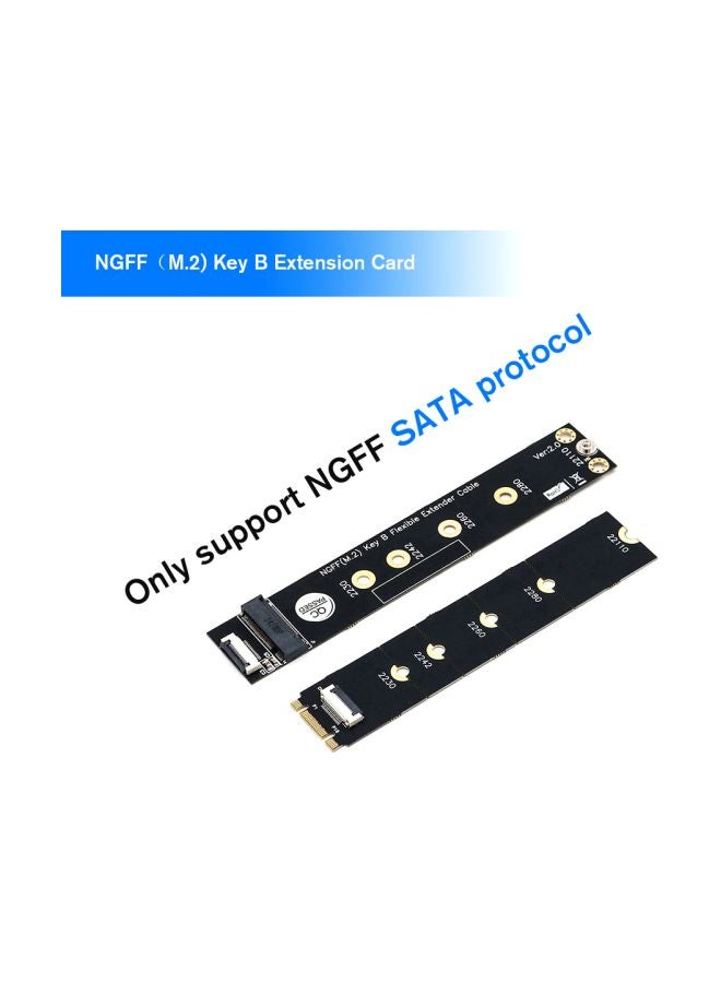 Generic 2-Piece SATA Protocol Extension Card Black  - Image 2