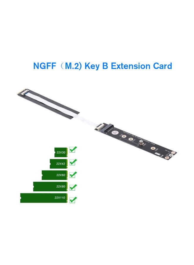 Generic 2-Piece SATA Protocol Extension Card Black  - Image 4