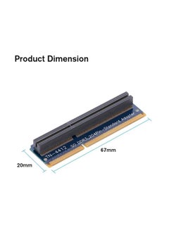 SO DDR3 Standard Adapter For Laptop Dark Blue/Gold/Silver - v1579787599/N33478536A_3