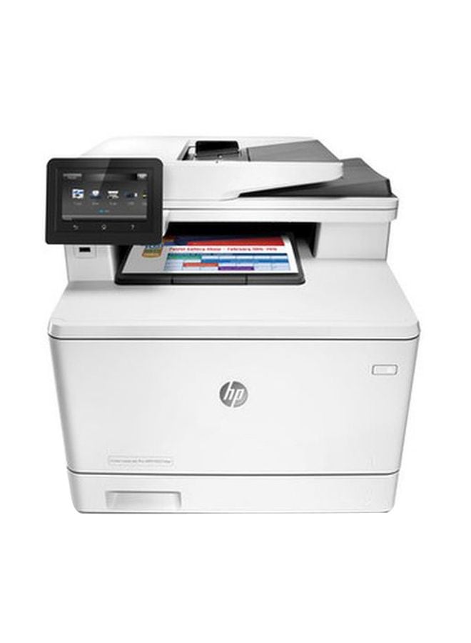 HP - Color LaserJet Pro Printer White/Black - Image 1