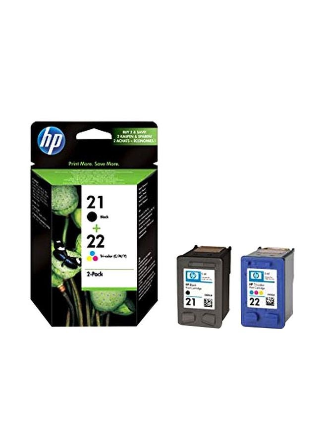 HP Pack Of 2 Original Ink Cartridge Black/Tri-Color - Image 1