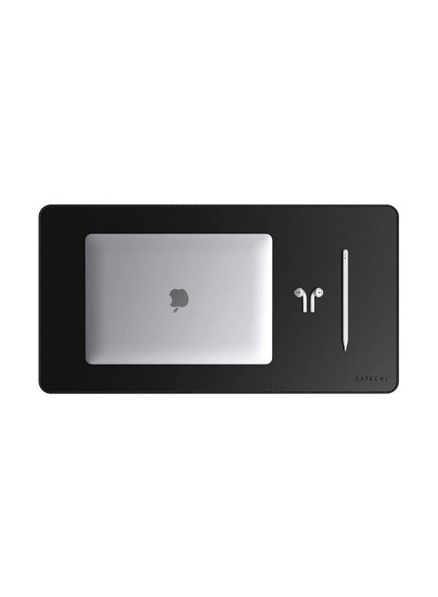 Eco Leather Desk Mat Black