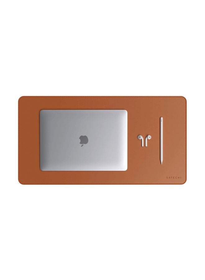 SATECHI Eco Leather Desk Mat Brown - Image 1