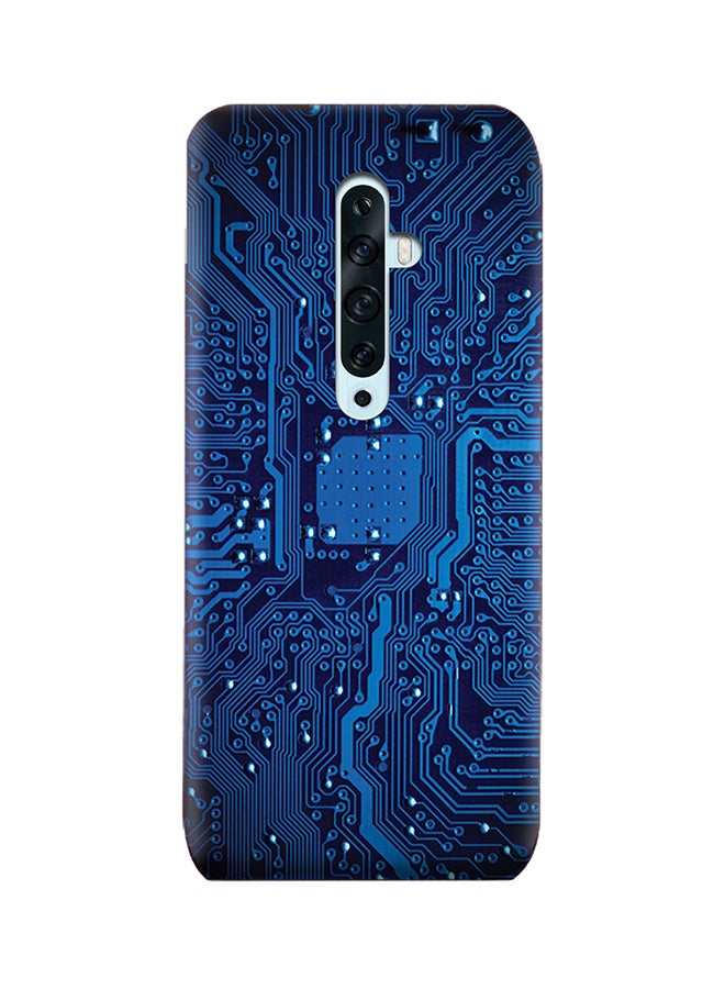 Protective Case Cover For Oppo Reno2 F Blue