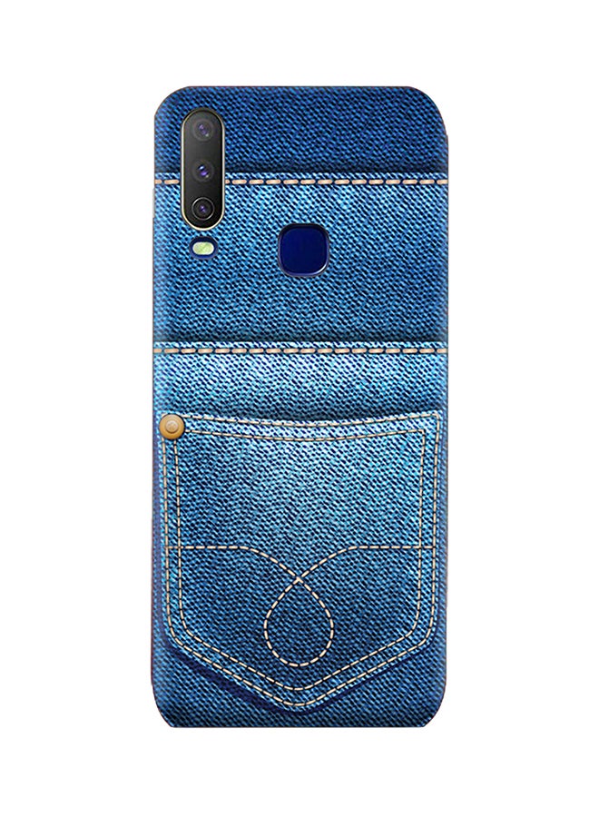 Protective Case Cover For Vivo Y15 Blue