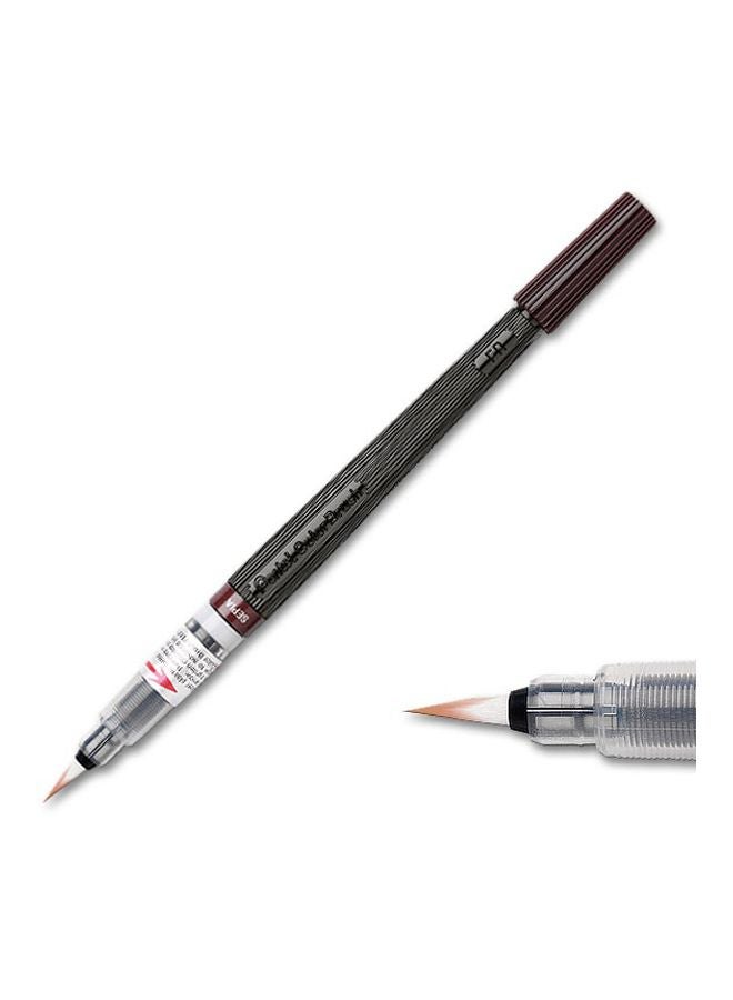 بنتل قلم حبر جاف بفرشاة تلوين فنية سيبيا - Image 2