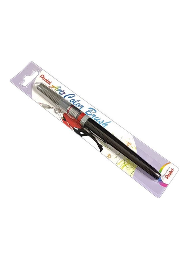 بنتل قلم حبر جاف بفرشاة تلوين فنية رمادي - Image 2