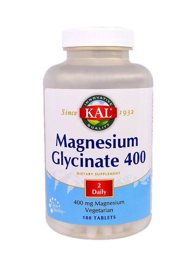 KAL - Magnesium Glycinate 400 Mg-180 Tablets - Image 1