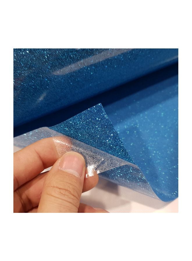 Generic Heat Transfer Vinyl For T-Shirt Printing Mid Blue  - Image 3