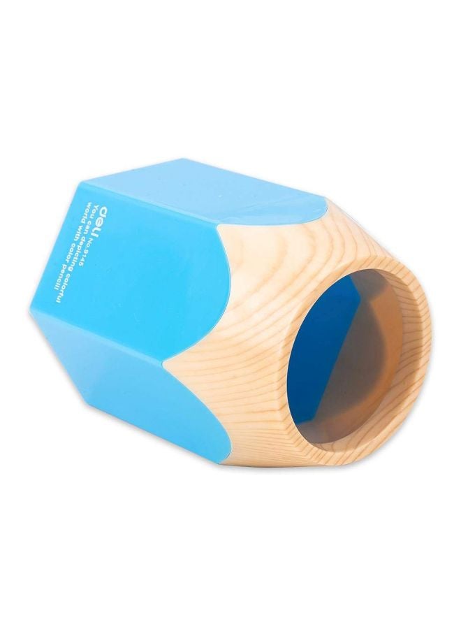 ديلي حامل لأقلام الحبر والرصاص أزرق/بني - Image 2