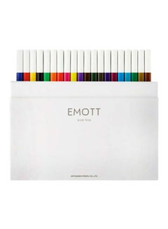 Uniball Set Of 20 Emott Fineliner Pens Multicolour  - Image 1