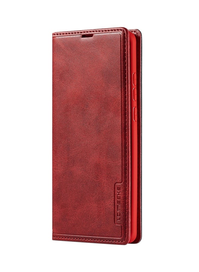 LC.IMEEKE FliP Case Cover For Huawei P30 Pro Red - Image 1