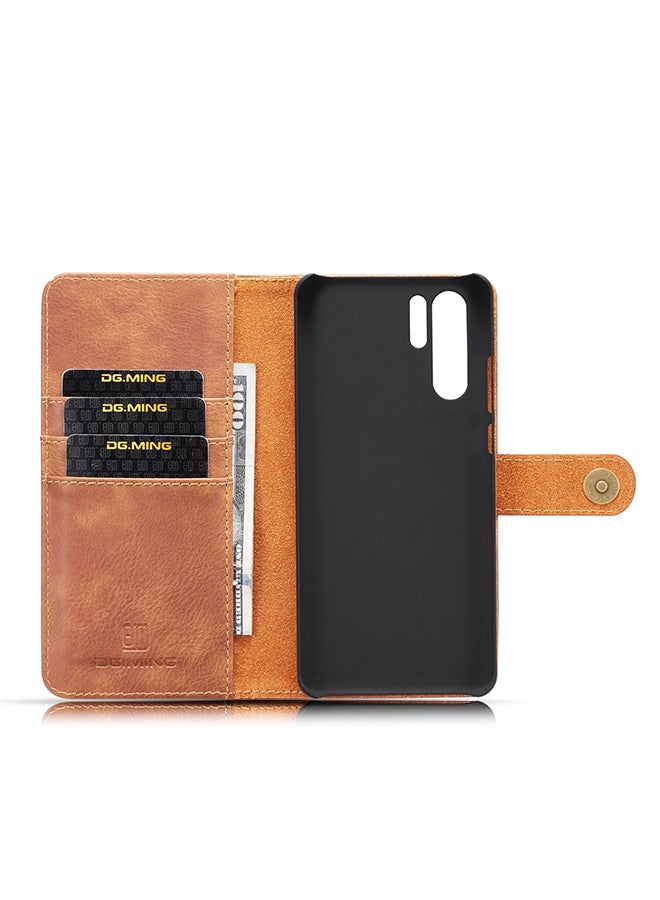 Dg Ming Flip Case Cover For Huawei P30 Pro Brown - Image 4