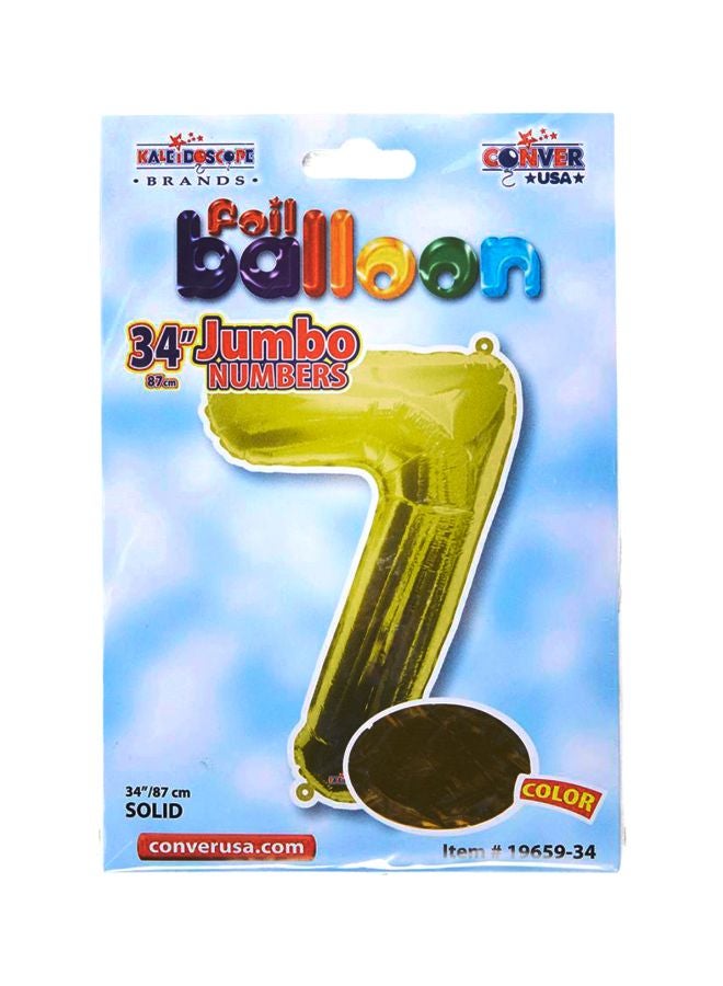 Kaleidoscope Number 7 Balloon 19659 34inch  - Image 2