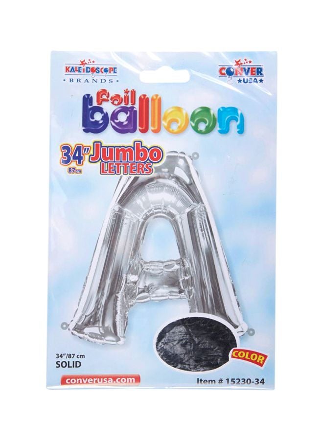 كلايدوسكوب بالون من القصدير على شكل حرف "A" من مايلر 34بوصة - Image 2