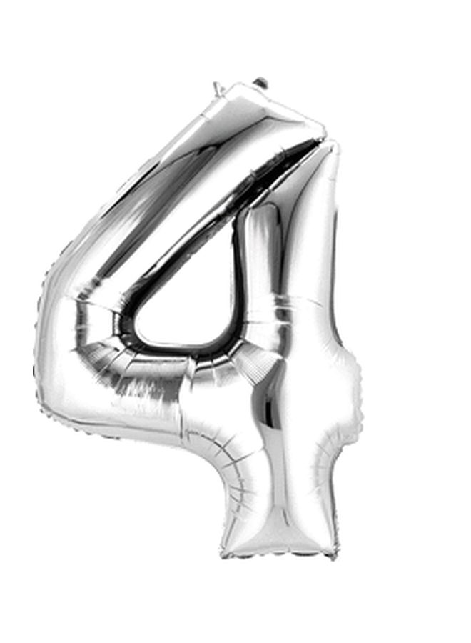 Kaleidoscope Numeric 4 Foil Balloon 118589 34inch  - Image 1