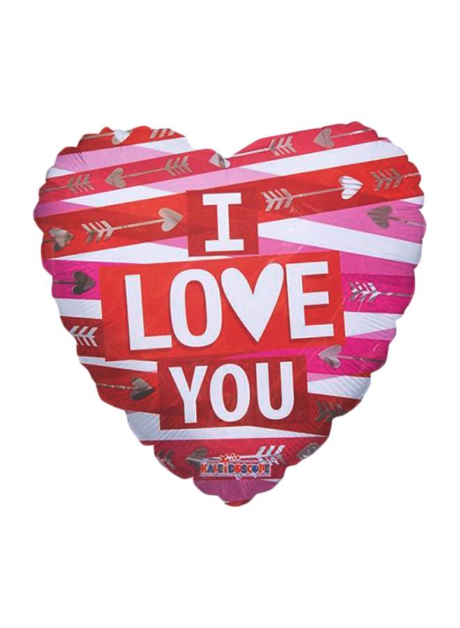 Kaleidoscope I Love You Printed Foil Balloon 118744 18inch  - Image 1
