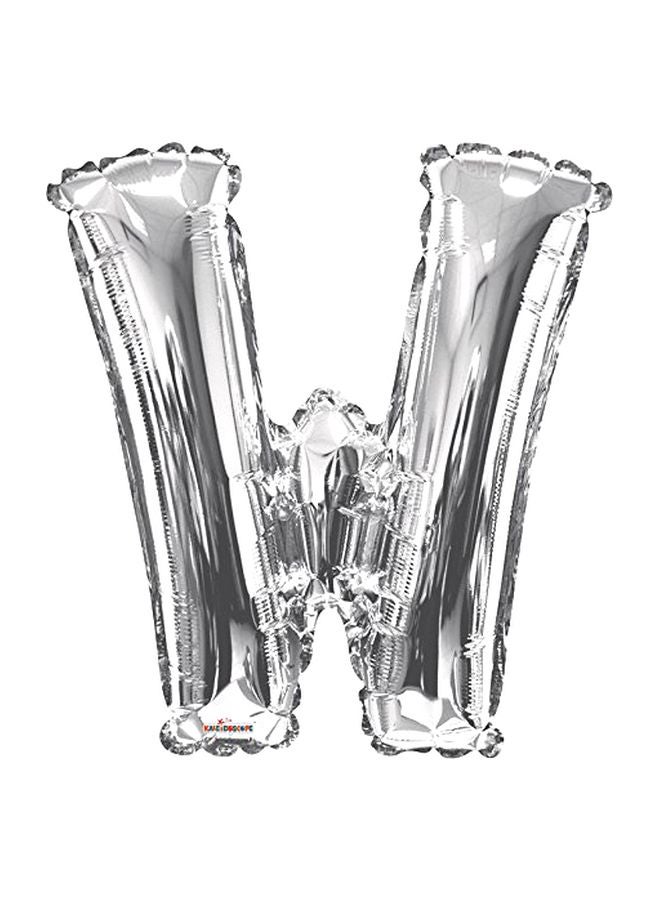 كلايدوسكوب بالون من القصدير على شكل حرف W موديل 118671 34بوصة - Image 1