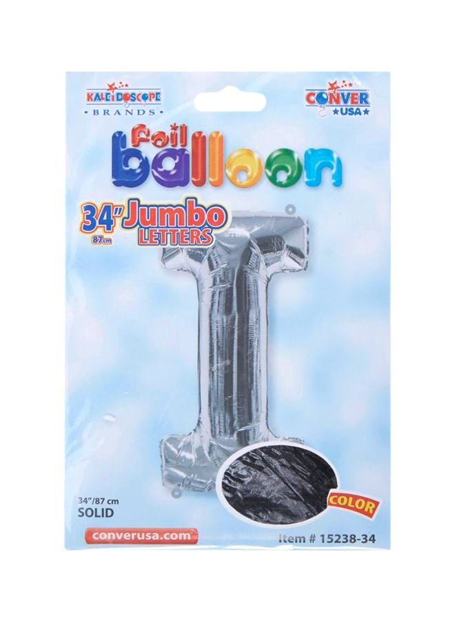 كلايدوسكوب بالون من القصدير على شكل حرف I موديل 118693 34بوصة - Image 2