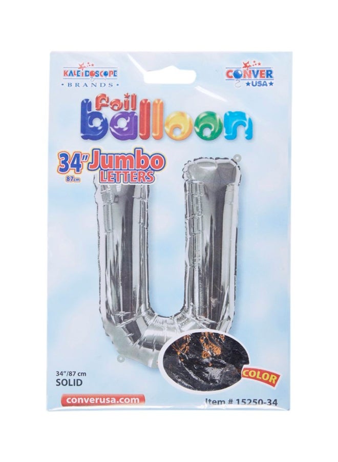 كلايدوسكوب بالون من القصدير على شكل حرف U 34بوصة - Image 2