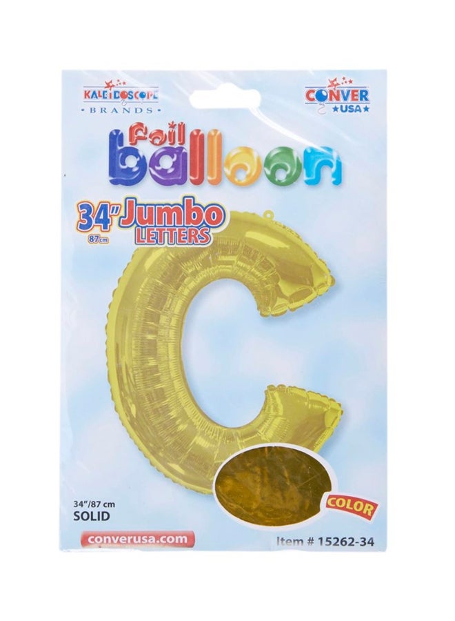 C Shaped Foil Balloon 34inch - v1579791626/N33469497A_2