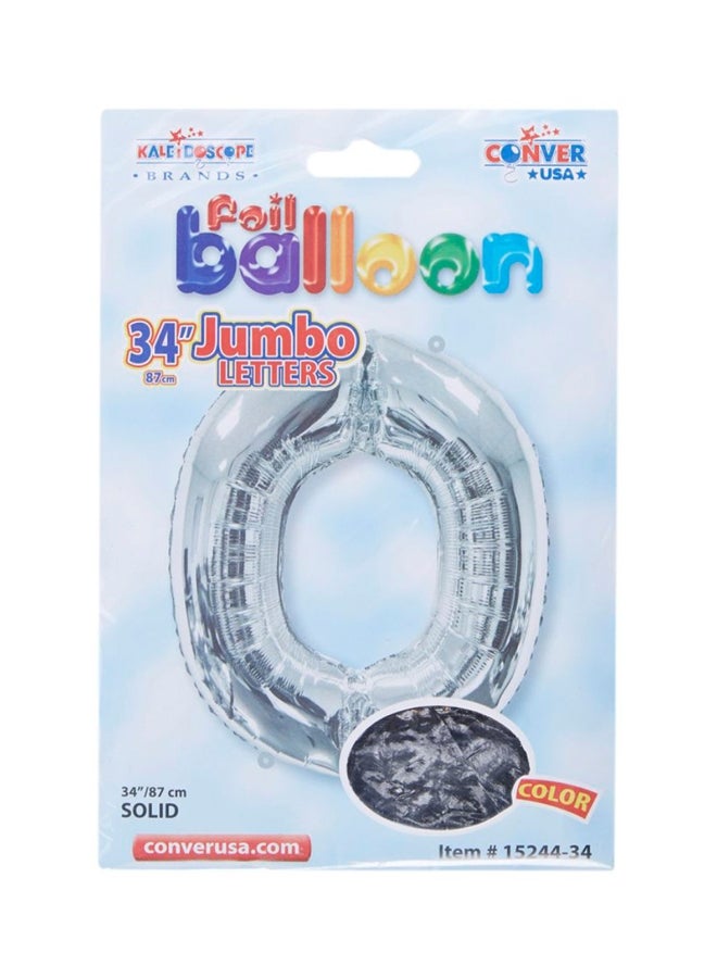 Kaleidoscope - Letter O Shape Foil Balloon 34inch - Image 1