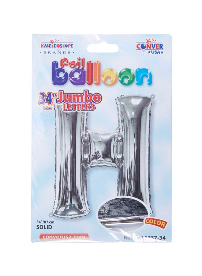 كلايدوسكوب بالون من القصدير على شكل حرف H 34بوصة - Image 2
